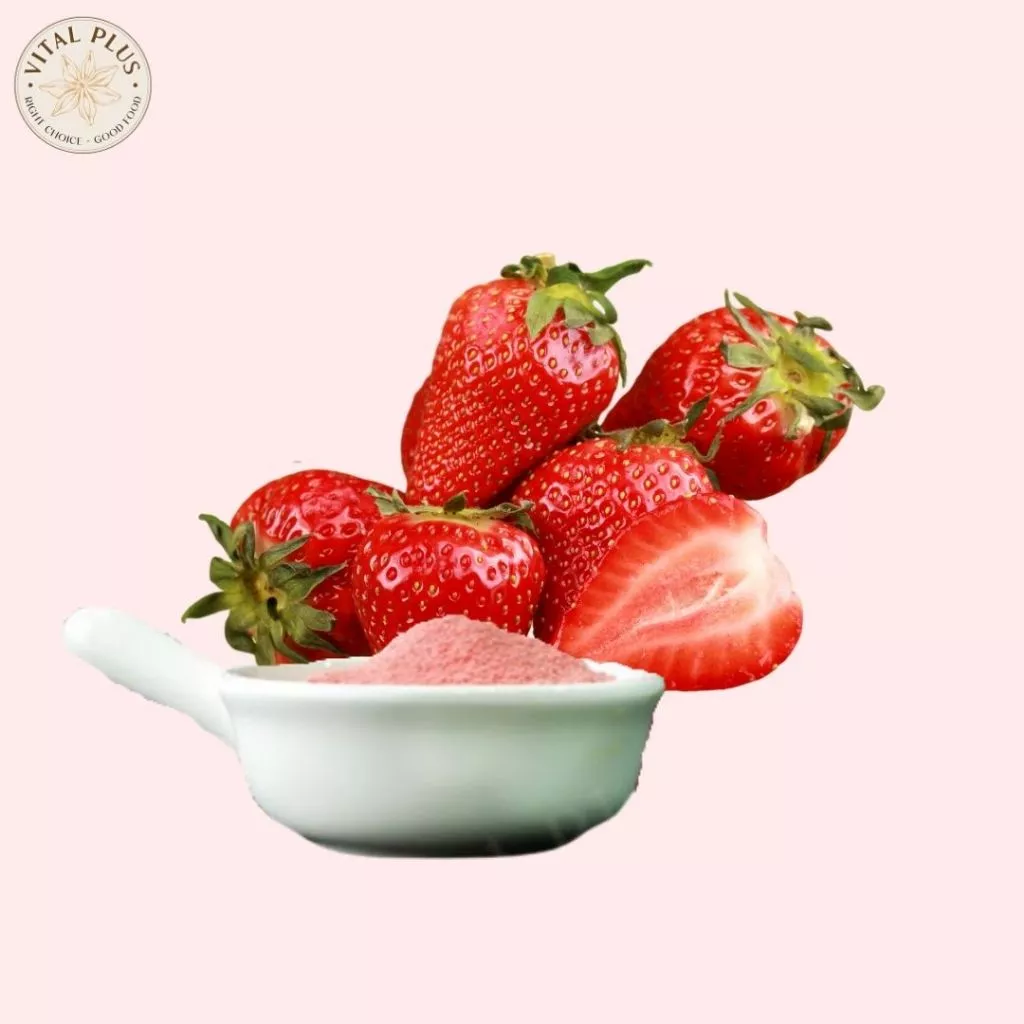 (1 KG) Bột trái cây - Bột Dâu Tây - Strawberry Powder - Vital Plus - Shop Nhà Anise - Ảnh 3