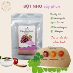 (100 gram)  Bột trái cây - Bột Nho - Grape Powder - Vital Plus - Shop Nhà Anise