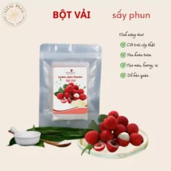 (100 gram) Bột trái cây - Bột Vải - Lychee Powder - Vital Plus - Shop Nhà Anise