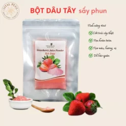 (1 KG) Bột trái cây - Bột Dâu Tây - Strawberry Powder - Vital Plus - Shop Nhà Anise